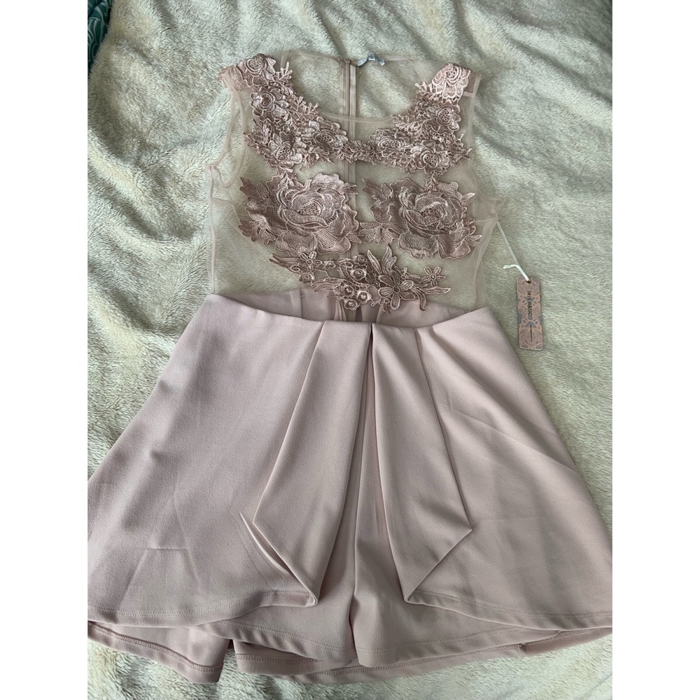 Nude FashionNova Romper